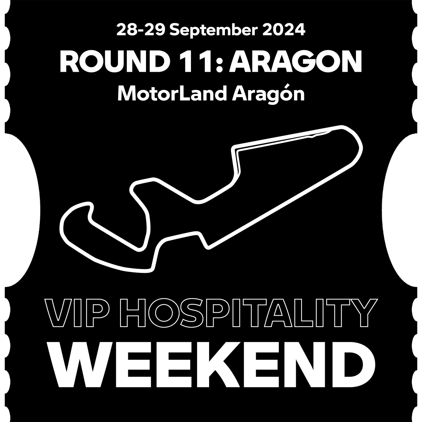 Round 10: Aragon - Weekend VIP Hospitality Ticket
