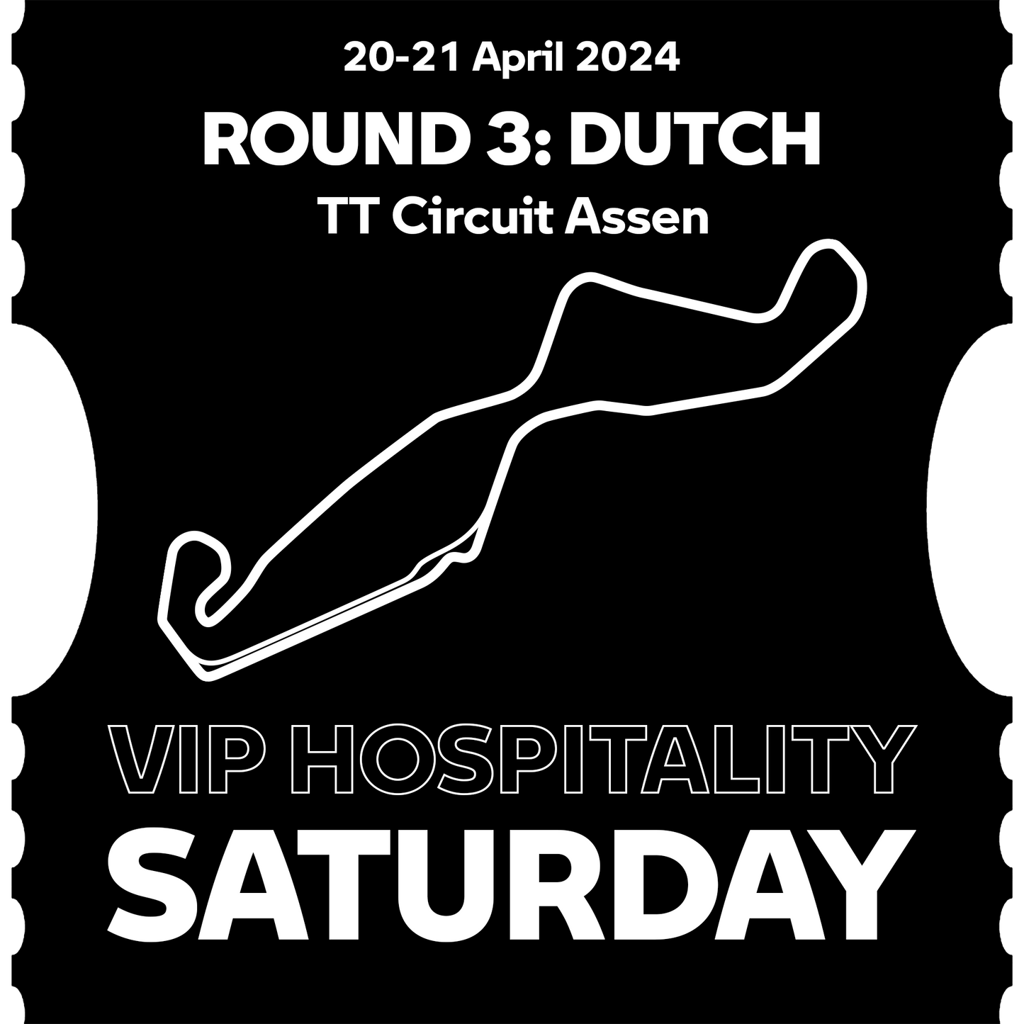 Round 3: Assen - Saturday VIP Hospitality Ticket